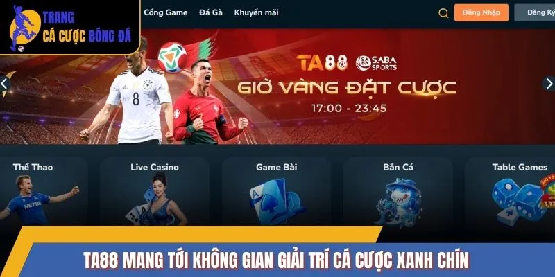 TA88 mang tới không gian giải trí cá cược xanh chín